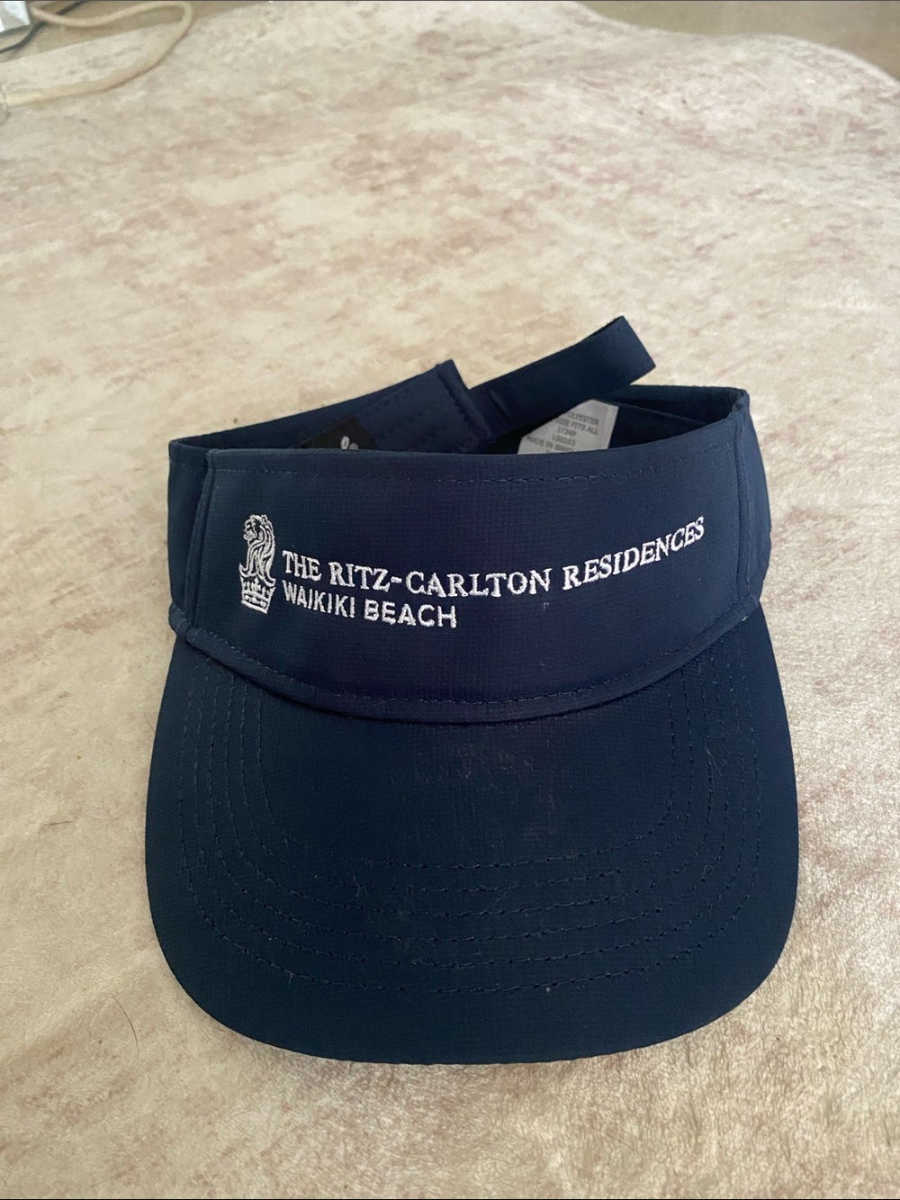 O'Neill Navy Blue Visor with White Embroidered Logo